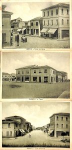 Lot of 3 postcards Italy ERACLEA 1953 