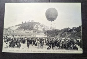 Mint France Aviation Postcard La Ville de Rouen 300 Years Pierre Corneille