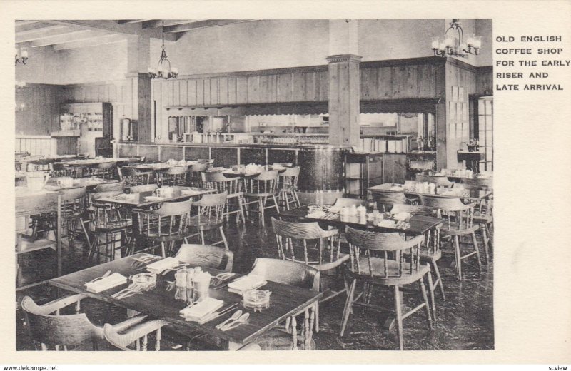 DEARBORN , Michigan , 1910-30s ; Dearborn Inn, Old English Coffee Shop