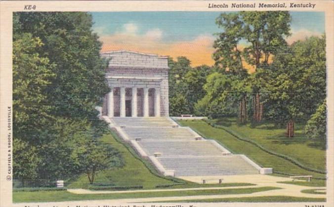 Kentucky Hodgenville Lincoln National Memorial Curteich
