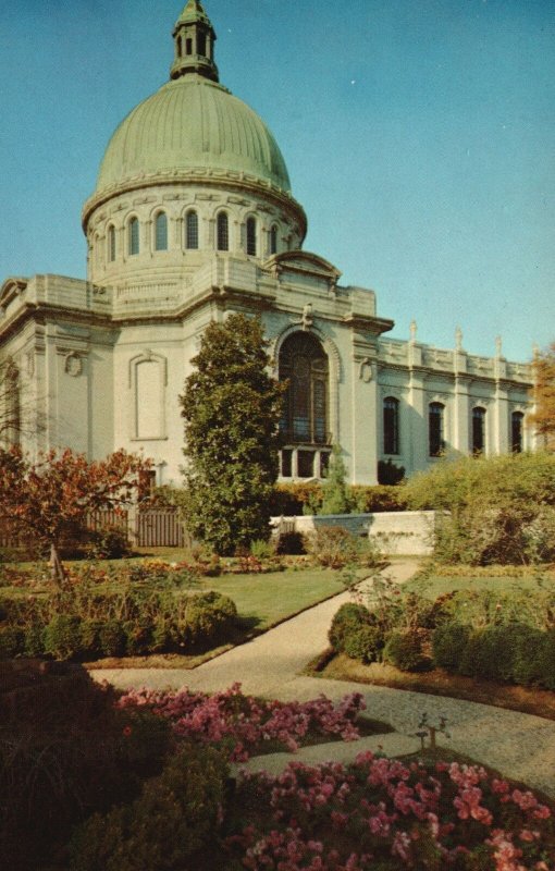 Vintage Postcard Superintendent Garden US Naval Acad. Chapel Annapolis Maryland