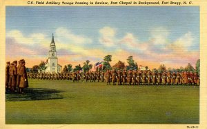 NC - Fort Bragg. Artillery Troops Passing in Review