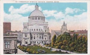 Massachusetts Boston Christian Science Church