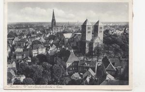 BF19099 munster w mit lambertikirche u dom  germany  front/back image