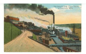 MT - Great Falls. The Great B & M Copper Smelter
