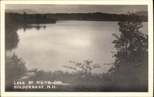 Vintage RPPC Holderness New Hampshire NH Lake at White Oak Real Photo