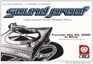 Soud Proof Label Lauch and CD Release Party Vancouver Canada
