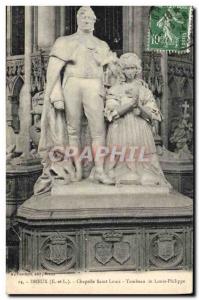 Postcard Old Death Dreux Chapelle Saint Louis Tomb of Louis Philippe