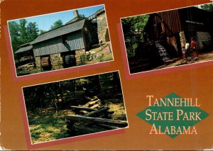 Alabama Tannehill State Park Multi View Showing Grist Mill and More 1998