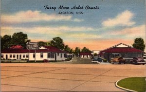 Linen Postcard Tarry More Hotel Courts in Jackson, Mississippi