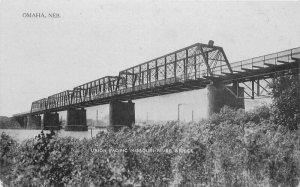 Barklow C-1910 Railroad Truss Girder Bridge Postcard Tom Jones Nebraska 20-13619