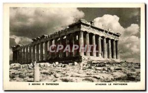 Old Postcard Greece Greece Athens Parthenon