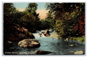 Bobbin Brook Auburn Maine ME UNP DB Postcard U3