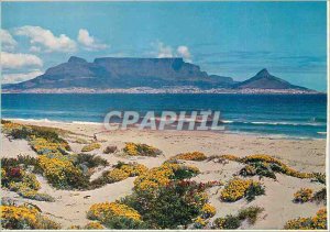 Postcard Modern Blouberg Beach Splashed with Spring Color