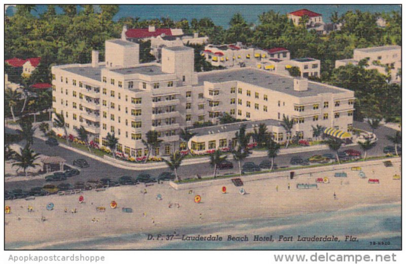 Florida Fort Lauderdale Lauderdale Beach Hotel 1954