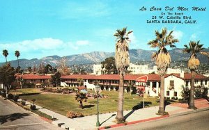 C.1910 La Casa Del Mar Motel, Santa Barbara, Calif. Vintage Postcard P9