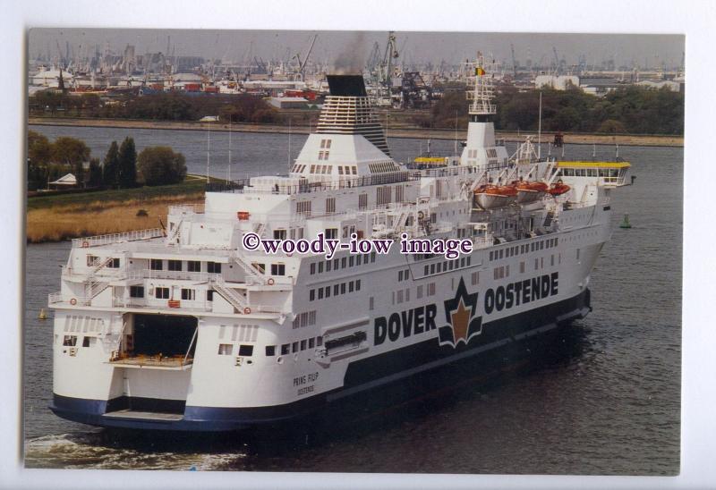 SIM0179 - Belgian Dover-Ostend Line Ferry - Prins Filip , built 1992 - postcard