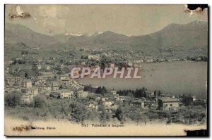 Postcard Old Pardiso e Lugano