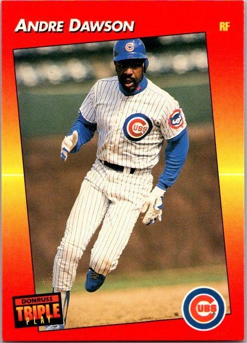 1992 Donruss Baseball Card Andre Dawson Chicago Cubs sk3180