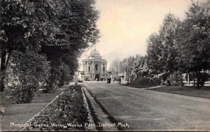 Michigan Detroit Water Works Park Memorial Gates Rotograph