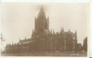 Shropshire Postcard - Tong Church - Real Photograph - Ref 9859A