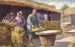 china, SHANGHAI 上海, Chinese Farm (1910s) Raphael Tuck Postcard