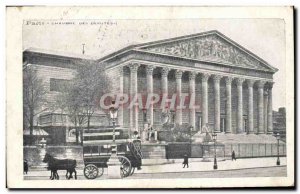 Old Postcard Paris Chamber Of Deputies