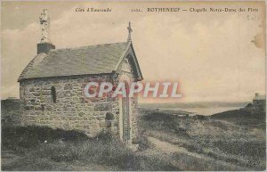 Postcard Old Rotheneuf Emerald Coast Chapel of Our Lady of the Waves