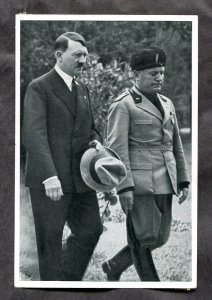 5310 - GERMANY 1934 Original Collectable Card Hitler & Mussolini Nazi Propaganda