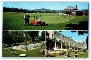 c1960 Sunset Hill House Complete Resort Pool Sugar Hill New Hampshire Postcard