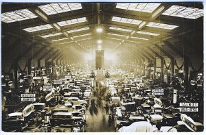 Auto Show Interior Rolls Royce Citroen Austro-Daimler Real Photo RPPC Postcard