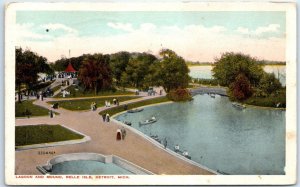 M-58556 Lagoon and Mound Belle Isle Detroit Michigan