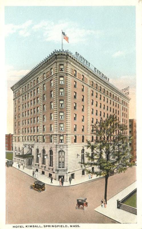 Hotel Kimball - Springfield MA, Massachusetts - WB