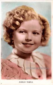 Shirley Temple Movie Star Actor Actress Film Star Unused 