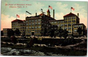 Natural Food Company, Home of Shredded Wheat Niagara Falls NY Vtg Postcard Y04