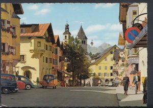 Austria Postcard - Luftkurort Kitzbuhel - Vorderstadt Gegen Wilden Kaiser, Ti...