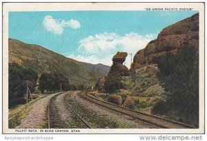 Utah Echo Canyon Pulpit Rock 1929