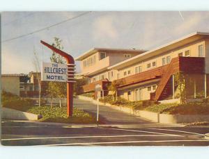 Unused Pre-1980 HILLCREST MOTEL Oakland California CA u3047@