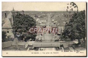 Old Postcard Le Mans Vue Prize Tunnel