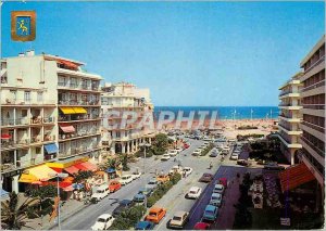 Modern Postcard Canet Plage Lumiere and colors of the Catalan Riviera Center