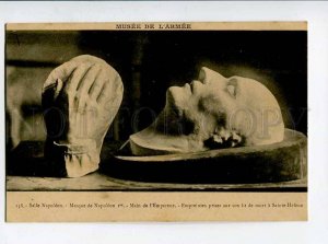 415031 DEATH Mask NAPOLEON Vintage RED CROSS PC