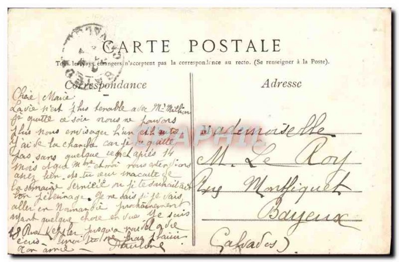 Old Postcard Paris Buttes Chaumont Labyrinth Lake