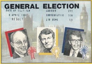 Neil Kinnock Election Victory Limited Edition 150 Postcard