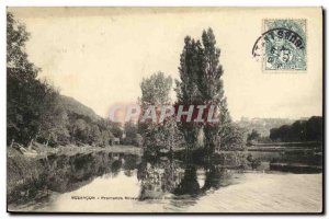 Old Postcard Besancon Island of Sparrows