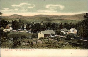 DANBURY NH Bird's Eye View c1905 Postcard