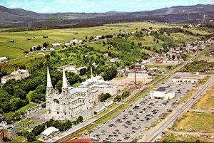 Canada Ste Anne De Beaupre Aerial View Of The Basilica