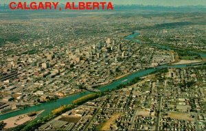 Canada Calgary Aerial View