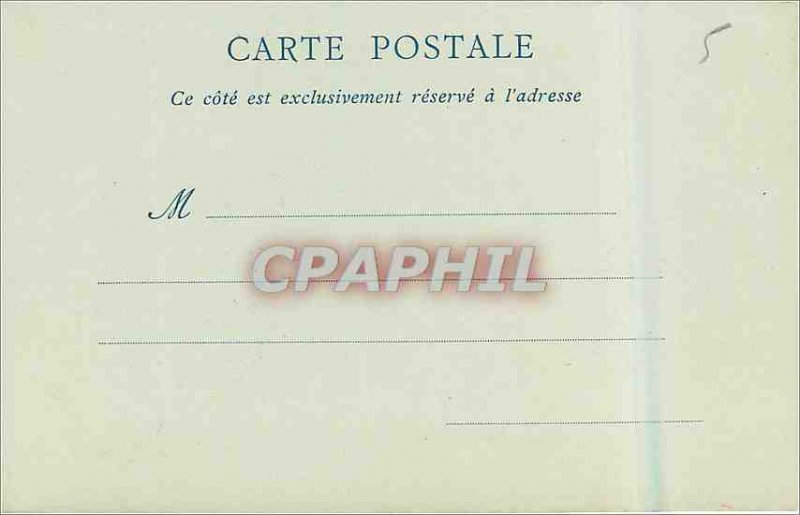 Old Postcard Alencon Chateau des Ducs Alencon (map 1900)