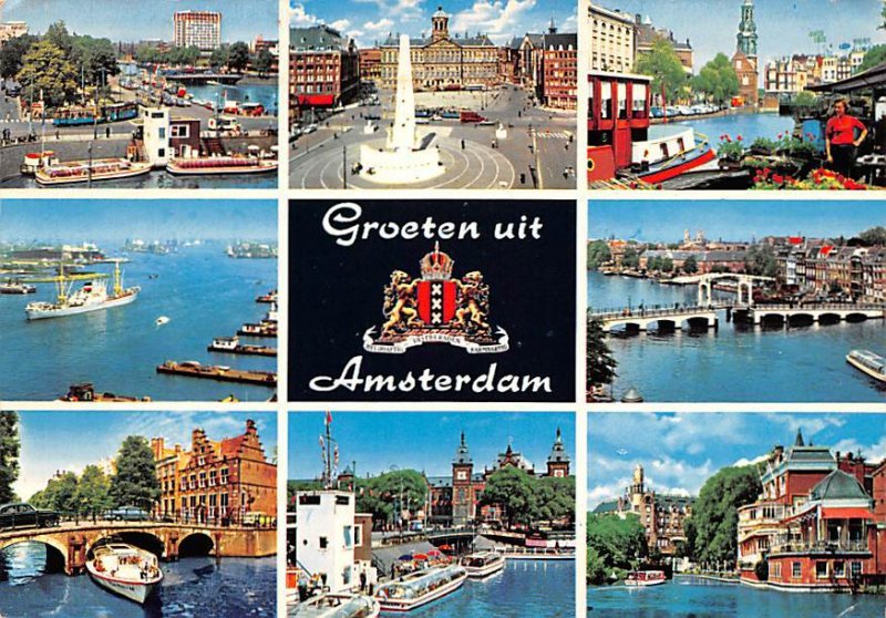 Groeten uit Amsterdam Holland Postal Used Unknown 