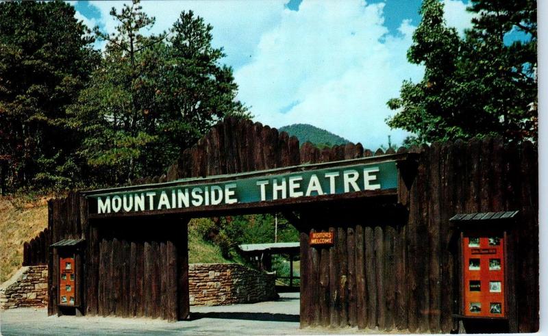 CHEROKEE, North Carolina NC   Unto These Hills MOUNTAINSIDE THEATRE  Postcard